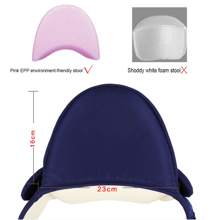 Porte-bébé ergonomique avec siège de hanche et bande réfléchissante pour bébés de 0 à 3 ans