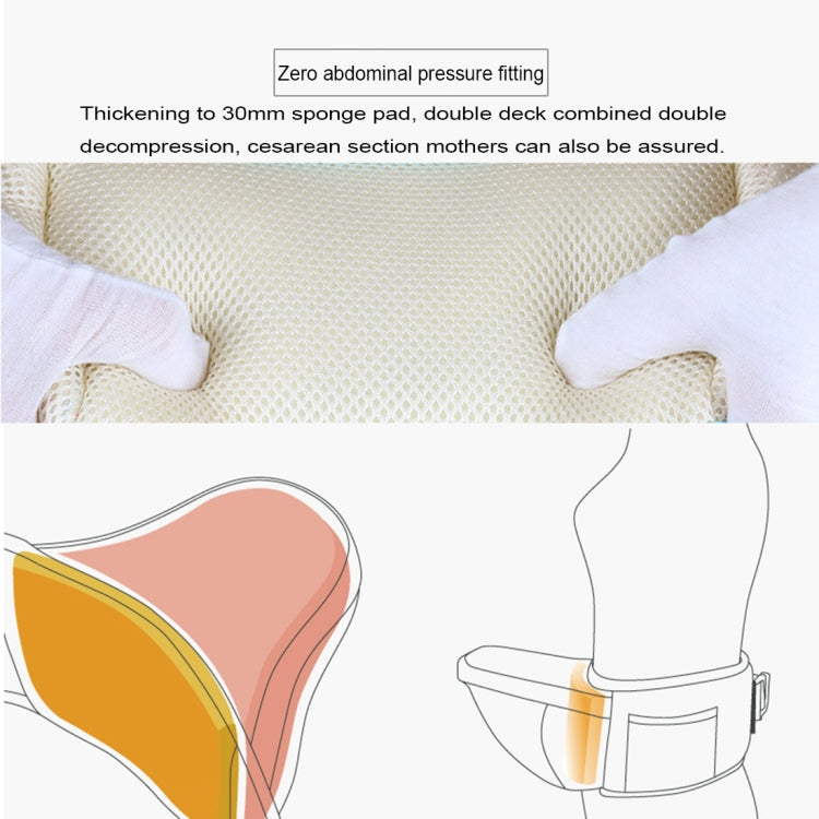 Porte-bébé ergonomique avec siège de hanche et bande réfléchissante pour bébés de 0 à 3 ans