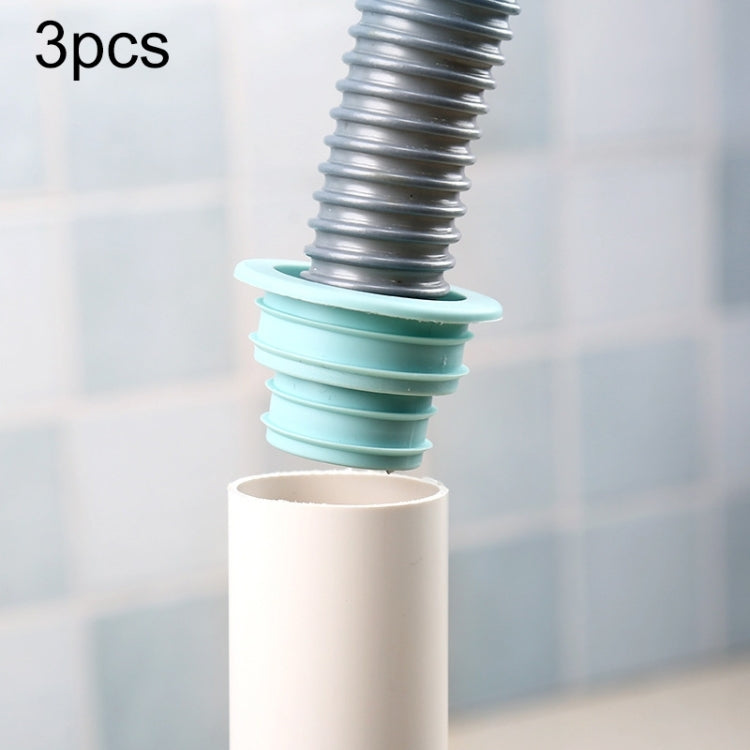 3 PCS Joint en silicone anti-odeur allongé pour égout, bouchon d'étanchéité de drain d'égout pour cuisine, livraison de couleur aléatoire, joint en silicone allongé pour égout