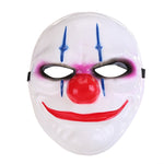 Halloween Mask PVC Halloween Festival Party Mask, US Flag Pattern, Clown Pattern, Red Brain Pattern, Old Man Pattern