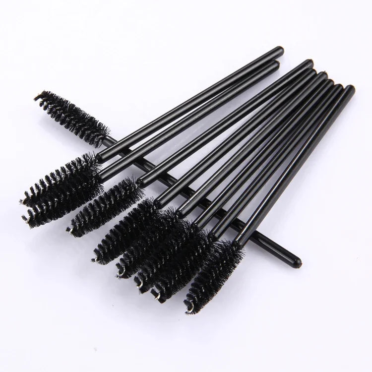 50 PCS Brosses à Cils Jetables Maquillage Cosmétique Brosses à Maquillage Outils de Style pour les Yeux