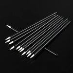 50 pinceaux eyeliner cosmétiques pour les yeux, outils de maquillage
