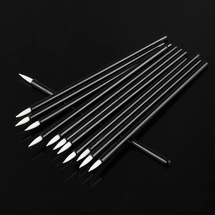 50 pinceaux eyeliner cosmétiques pour les yeux, outils de maquillage