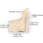 1 paire de manchons correcteurs d'hallux valgus en SEBS, pour le soin des pieds, anneau spécial pour l'os du gros orteil, attelle orthopédique pour le pouce du pied, soulagement pour hommes/femmes, taille : L, taille : L