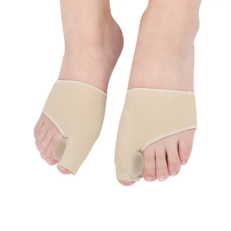 1 paire de manchons correcteurs d'hallux valgus en SEBS, pour le soin des pieds, anneau spécial pour l'os du gros orteil, attelle orthopédique pour le pouce du pied, soulagement pour hommes/femmes, taille : L, taille : L