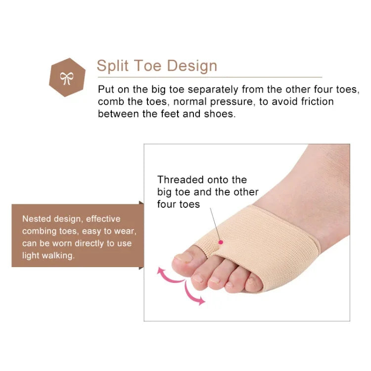 1 Paire d'Oignons à Visser, Soins des Pieds, Avant-Pied Épaissi, Protecteur de Pouce Super Doux, Taille : L, Taille : L