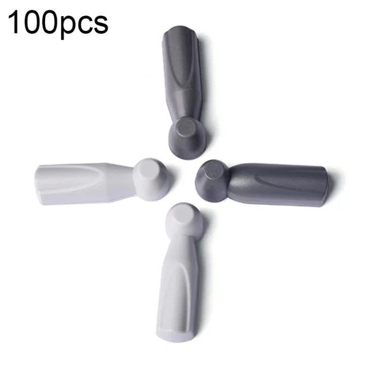 100 pcs HTG-005 petite marteau boucle magnétique antivol étiquette sonore et magnétique EAS pour produits supermarché, livraison couleur aléatoire, HTG-005 petit marteau