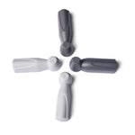 100 pcs HTG-005 petite marteau boucle magnétique antivol étiquette sonore et magnétique EAS pour produits supermarché, livraison couleur aléatoire, HTG-005 petit marteau