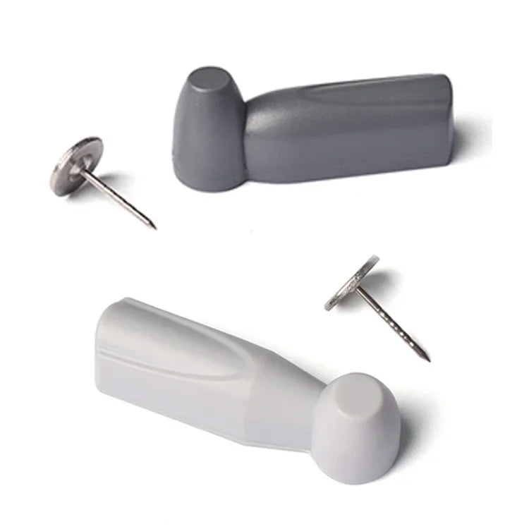 100 pcs HTG-005 petite marteau boucle magnétique antivol étiquette sonore et magnétique EAS pour produits supermarché, livraison couleur aléatoire, HTG-005 petit marteau