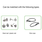100 pcs HTG-005 petite marteau boucle magnétique antivol étiquette sonore et magnétique EAS pour produits supermarché, livraison couleur aléatoire, HTG-005 petit marteau