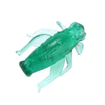 100 leurres de pêche en forme de grillon, appâts de pêche artificiels, longueur : 2 cm, forme de grillon