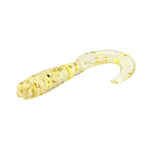 100 leurres de pêche artificiels en forme de têtards à longue queue à paillettes, longueur : 3,5 cm, forme de têtards à longue queue à paillettes