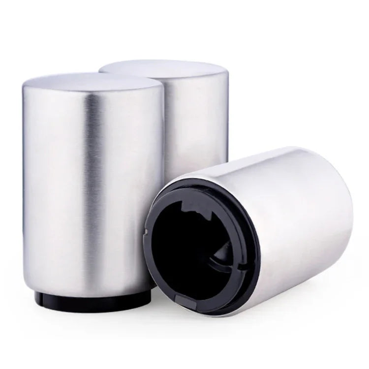 Ouvre-bouteille de bière magnétique automatique en acier inoxydable, ouvre-bouteille à pression pour cuisine, Taille : 8,5 x 5,2cm, Ouvre-bouteille magnétique