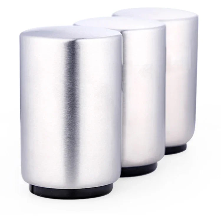 Ouvre-bouteille de bière magnétique automatique en acier inoxydable, ouvre-bouteille à pression pour cuisine, Taille : 8,5 x 5,2cm, Ouvre-bouteille magnétique