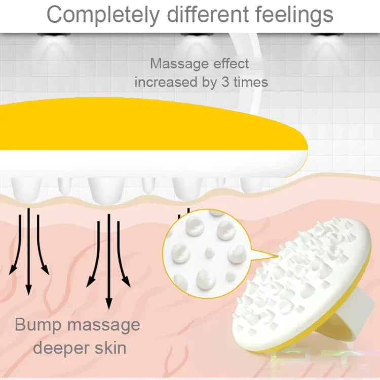 Gant de gommage relaxant de spa pour le corps, la douche, le bain, avec brosse de massage anti-cellulite en TPR