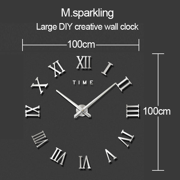 Horloge Murale Décorative de Salon Créative de 40 pouces