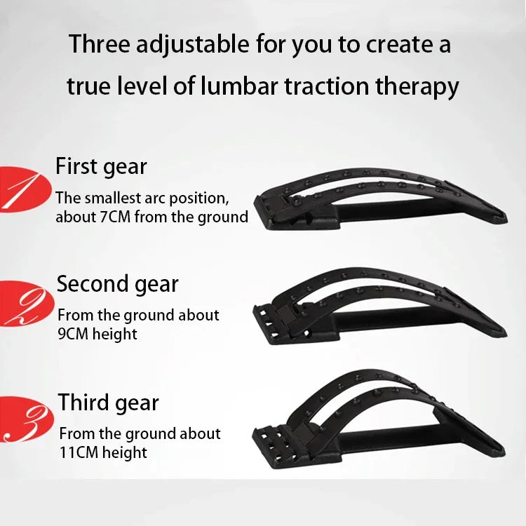 Thérapie magnétique 18 aimants civière dorsale stabilisatrice traction lombaire masseur de taille