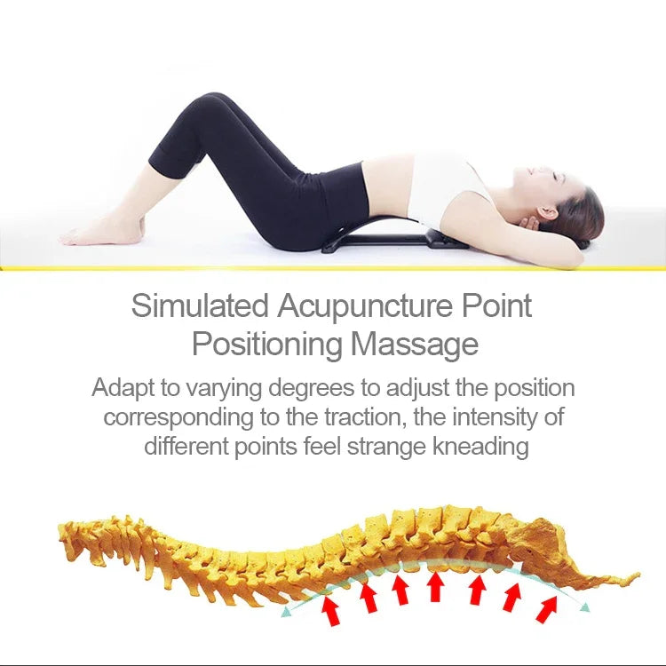 Thérapie magnétique 18 aimants civière dorsale stabilisatrice traction lombaire masseur de taille