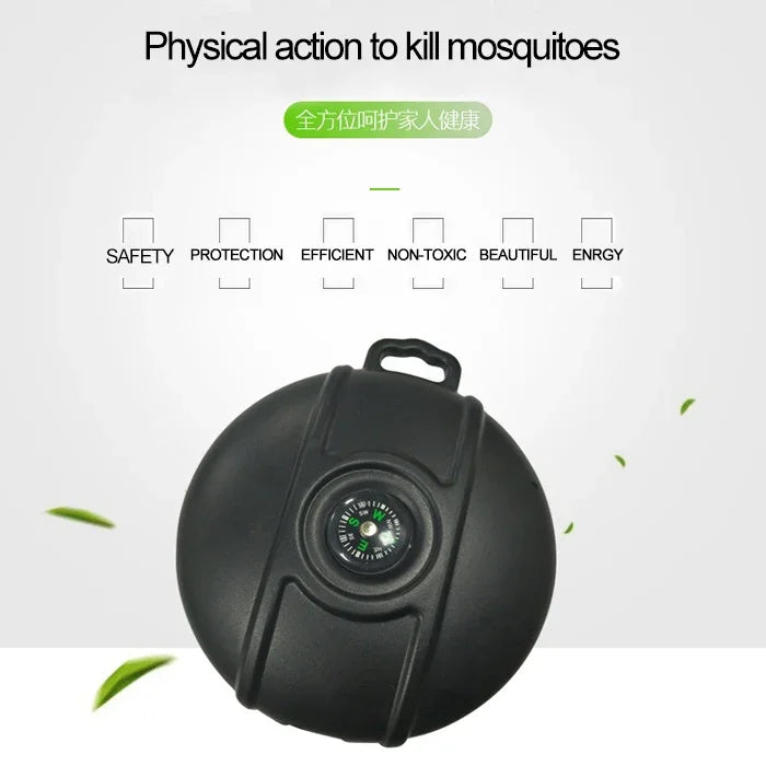 Répulseur portable solaire extérieur Q3 pour insectes nuisibles, moustiques ultrasoniques avec fonction boussole, répulsif moustiques
