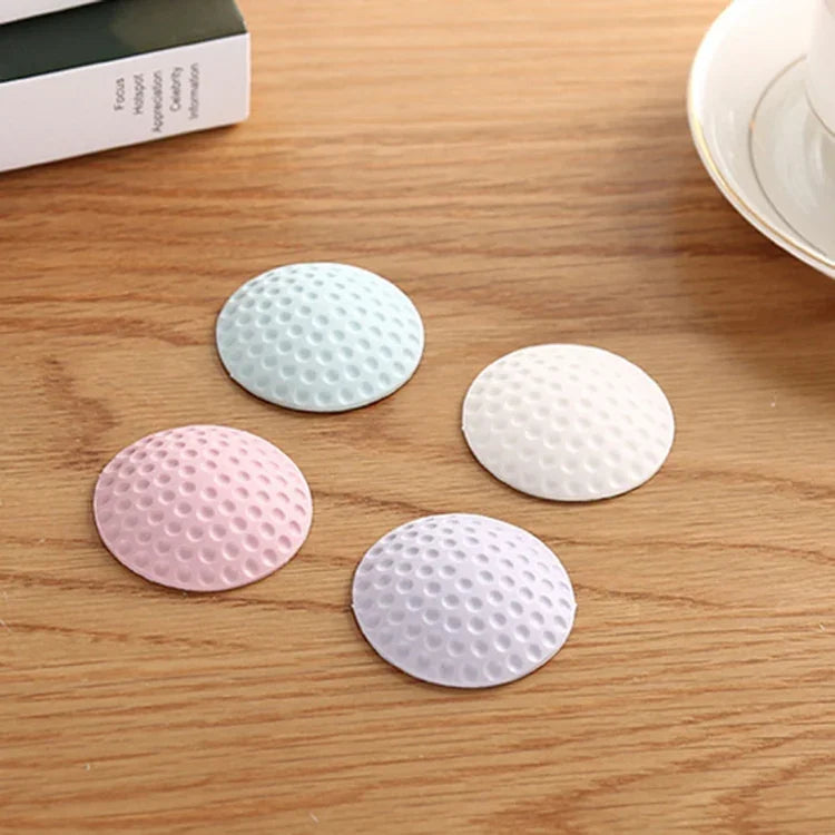 10 tampons en caoutchouc pour poignée de porte, coussin mural anti-bruit et anti-collision, livraison couleur aléatoire, Taille : 5 * 1cm, 1289991