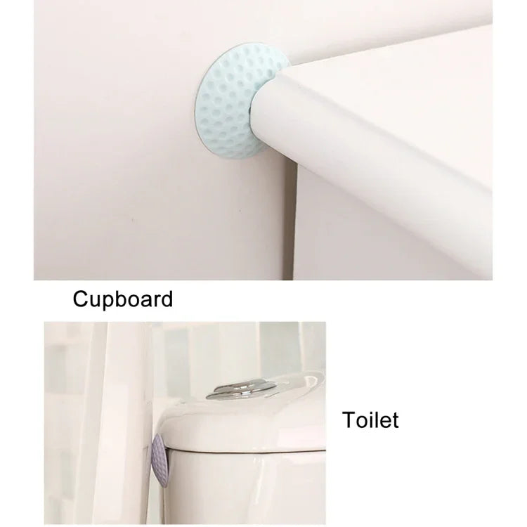 10 tampons en caoutchouc pour poignée de porte, coussin mural anti-bruit et anti-collision, livraison couleur aléatoire, Taille : 5 * 1cm, 1289991