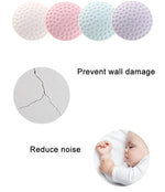 10 tampons en caoutchouc pour poignée de porte, coussin mural anti-bruit et anti-collision, livraison couleur aléatoire, Taille : 5 * 1cm, 1289991