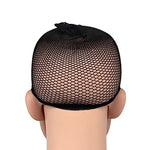 5 Pcs Chaussettes en Soie Élastique Filet à Cheveux Filet de Perruque Filet à Mailles, A, Couleur:Noir, A