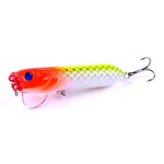 HENGJIA Leurre de pêche artificiel Popper Bionic avec hameçons, longueur : 9,5 cm, livraison couleur aléatoire, longueur : 9,5 cm