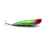 HENGJIA Leurre de pêche artificiel Popper Bionic avec hameçons, longueur : 10,5 cm, couleur aléatoire, longueur : 10,5 cm