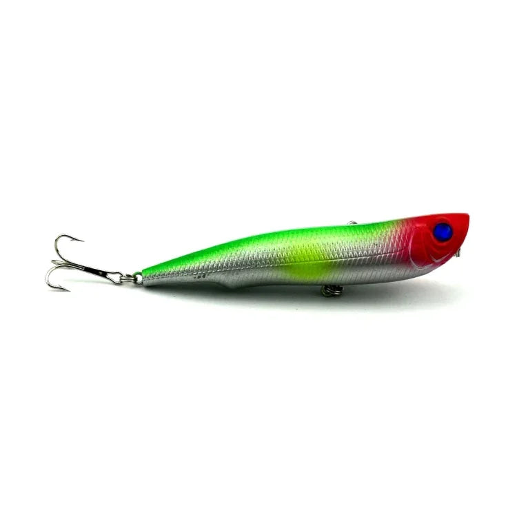 HENGJIA Leurre de pêche artificiel Popper Bionic avec hameçons, longueur : 10,5 cm, couleur aléatoire, longueur : 10,5 cm