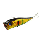 HENGJIA Leurre de Pêche Artificiel en Plastique, Popper Bionique avec Hameçons, Longueur : 9 cm, Livraison Couleur Aléatoire, Longueur : 9 cm