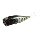 HENGJIA Leurre de Pêche Artificiel en Plastique, Popper Bionique avec Hameçons, Longueur : 9 cm, Livraison Couleur Aléatoire, Longueur : 9 cm