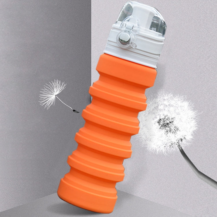 Bouteille de Sport Pliable en Silicone de Voyage 500 ml avec Bouilloire et Tasse Télescopique