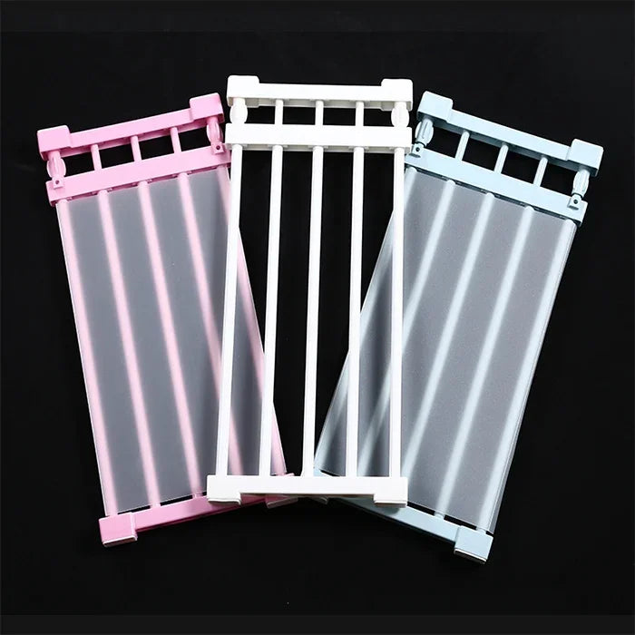 Étagère de placard avec cloison à couches pour rangement dans le dressing, cloison de dortoir, largeur : 24cm, plage d'extension : 50-80cm, plage d'extension : 50-80cm