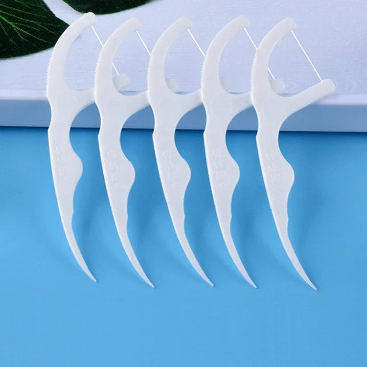 Fawnmum Fil Dentaire de Sécurité Ultra-fin Super Tendu, 2 Paquets / (180 Pièces)