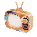Boîte Créative en Bois pour Enfants TV Ensemble de Conservation des Dents de Lait, Boîte de Rangement pour Dents de Bébé, HC2008A, HC2008B, HC2008C