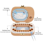 Boîte Créative en Bois pour Enfants TV Ensemble de Conservation des Dents de Lait, Boîte de Rangement pour Dents de Bébé, HC2008A, HC2008B, HC2008C