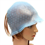 Chapeau de teinture pour cheveux en silicone résistant aux acides et aux alcalis haute température, livraison de couleur aléatoire, bonnet de teinture