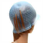 Chapeau de teinture pour cheveux en silicone résistant aux acides et aux alcalis haute température, livraison de couleur aléatoire, bonnet de teinture
