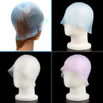 Chapeau de teinture pour cheveux en silicone résistant aux acides et aux alcalis haute température, livraison de couleur aléatoire, bonnet de teinture