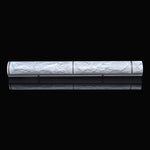 Papier peint décoratif créatif en briques gris argenté 3D, rouleau de papier peint étanche pour chambre et salon, taille : 45 x 1000 cm, brique gris argenté 3D
