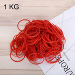 Élastiques rouges solides et extensibles, fournitures de papeterie pour la maison, l'école et le bureau, 1 kg par sac, rouges