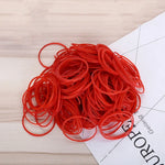 Élastiques rouges solides et extensibles, fournitures de papeterie pour la maison, l'école et le bureau, 1 kg par sac, rouges
