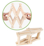 Étagère à vin pliable en bois pour 10 bouteilles, porte-bouteilles, présentoir de cuisine et de bar, 10 bouteilles