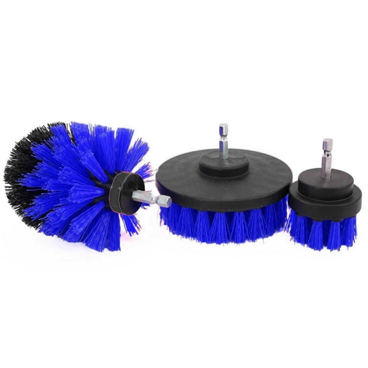 Kit de 3 brosses de nettoyage pour salle de bain et cuisine pour perceuse électrique, 3 en 1 (vert), 3 en 1 (bleu), 3 en 1 (rouge), 3 en 1 (jaune)