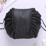 Grand sac à cordon de voyage pour cosmétiques et articles divers, noir, rose, gris clair, rose clair, vert menthe, bleu marine, rouge