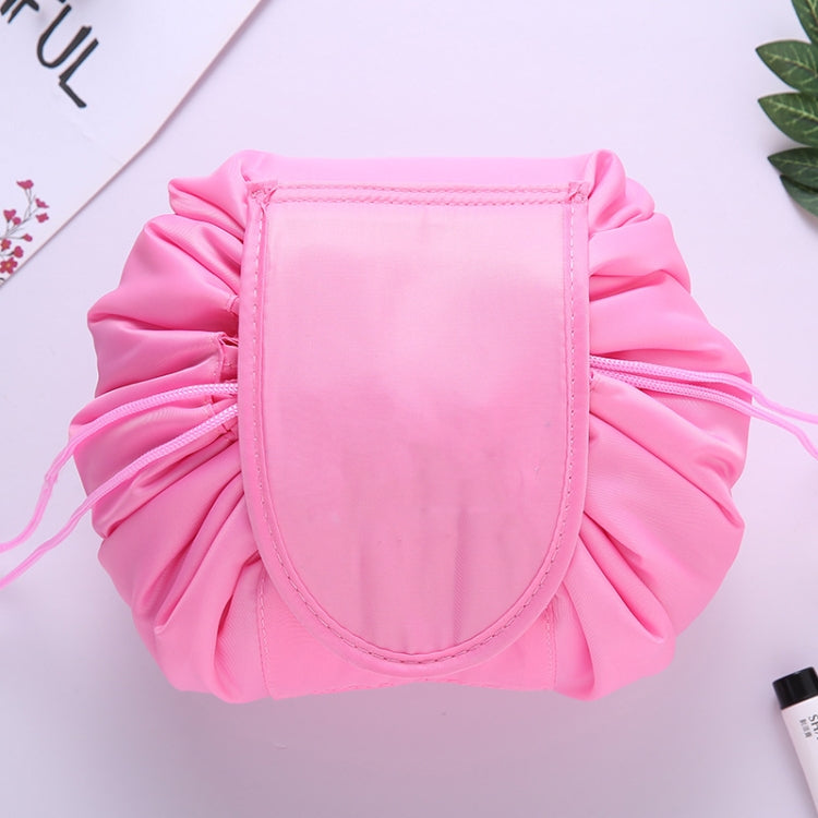 Grand sac à cordon de voyage pour cosmétiques et articles divers, noir, rose, gris clair, rose clair, vert menthe, bleu marine, rouge