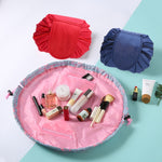 Grand sac à cordon de voyage pour cosmétiques et articles divers, noir, rose, gris clair, rose clair, vert menthe, bleu marine, rouge