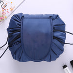 Grand sac à cordon de voyage pour cosmétiques et articles divers, noir, rose, gris clair, rose clair, vert menthe, bleu marine, rouge
