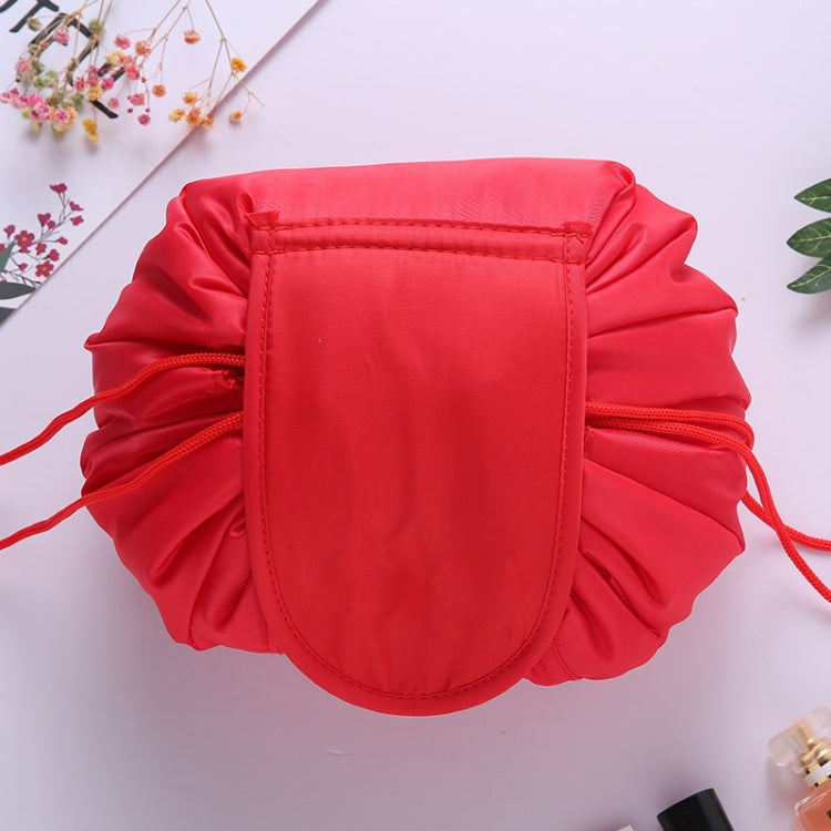 Grand sac à cordon de voyage pour cosmétiques et articles divers, noir, rose, gris clair, rose clair, vert menthe, bleu marine, rouge